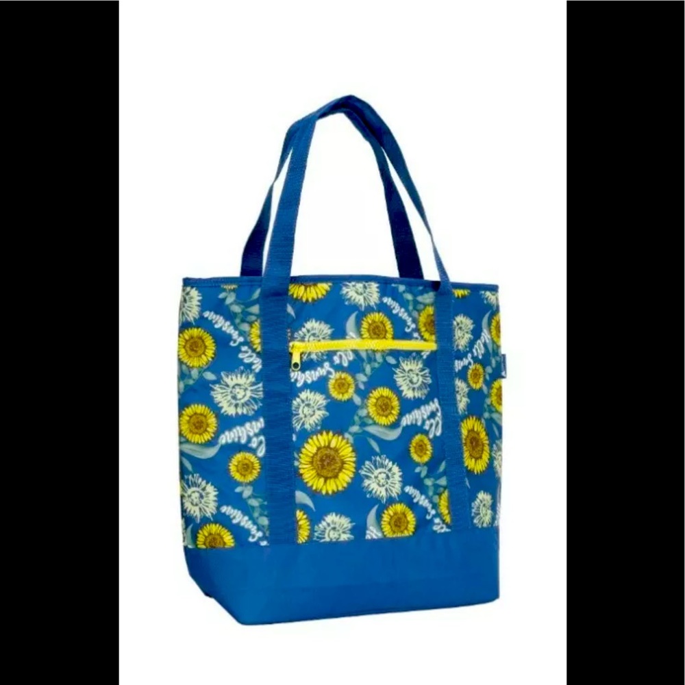 New Sunflower 🌻 Large Cooler Tote Bag - Insulated